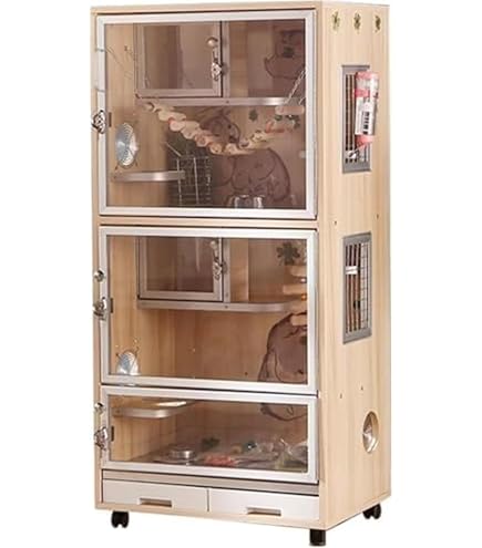 Amazon | チンチラゲージセット 小動物飼育ケージ ゲージ 高級